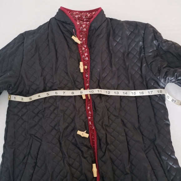 Women reversible quilted floral Jacket - Picture 4 of 13